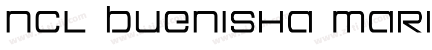 NCL Buenisha Marines字体转换